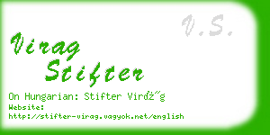 virag stifter business card